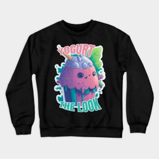 Yogurt The Look Monster Desserts Crewneck Sweatshirt